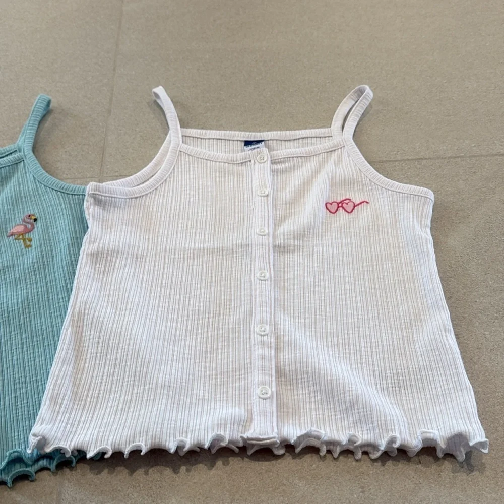 Old Navy Girls Ribbed Tanks (2pk)! NWOT